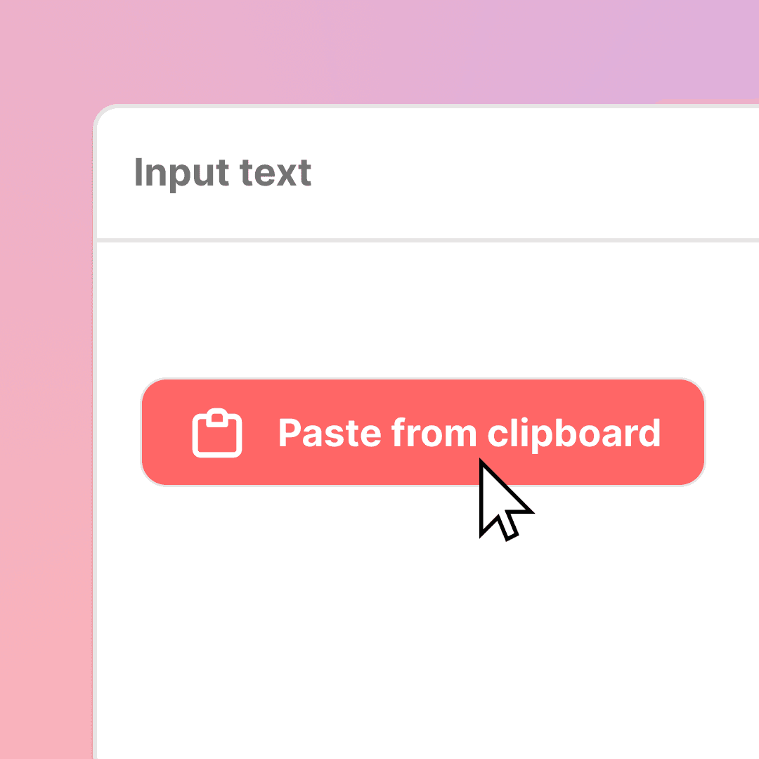 Step 1: Paste π